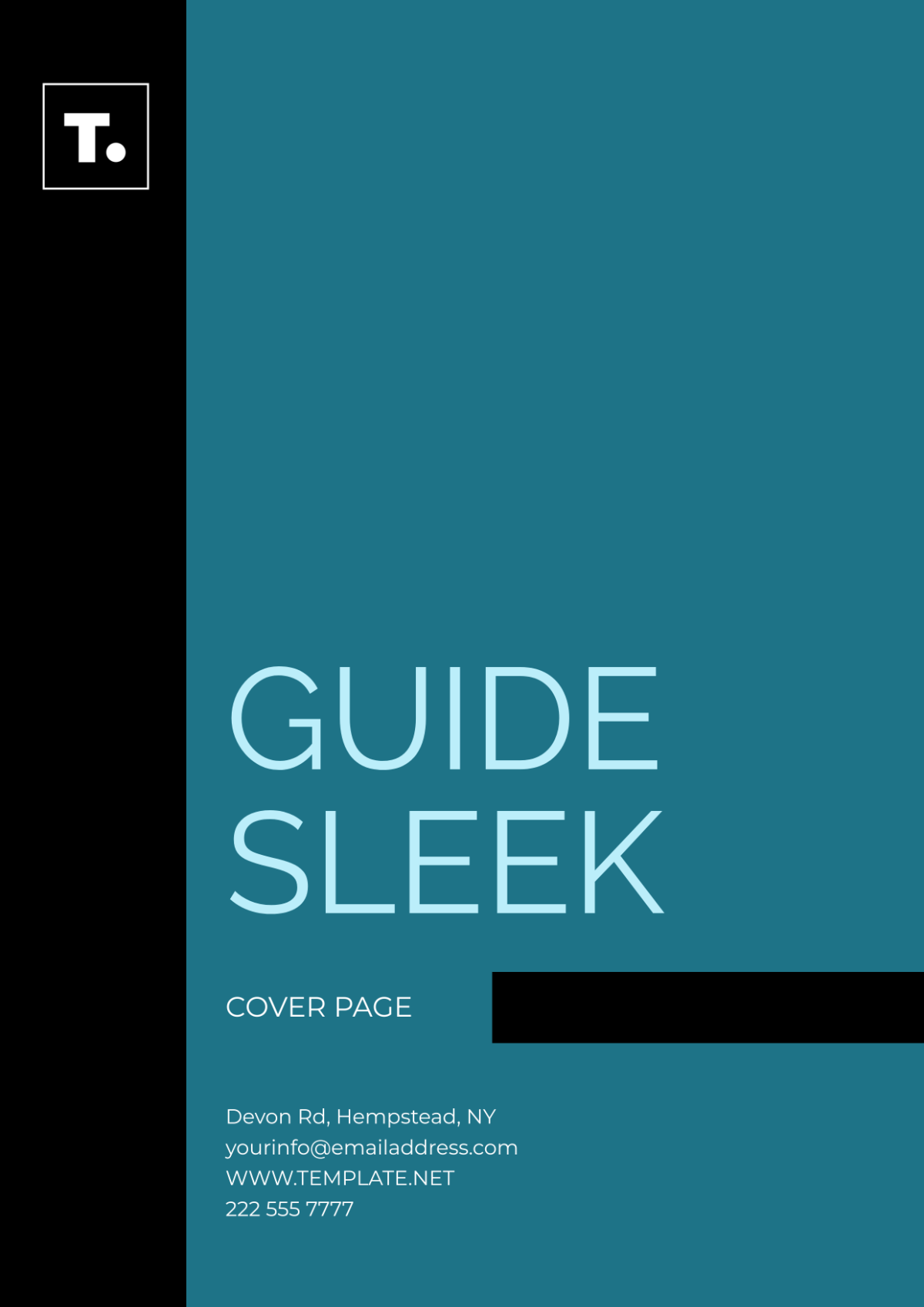 Guide Sleek Cover Page