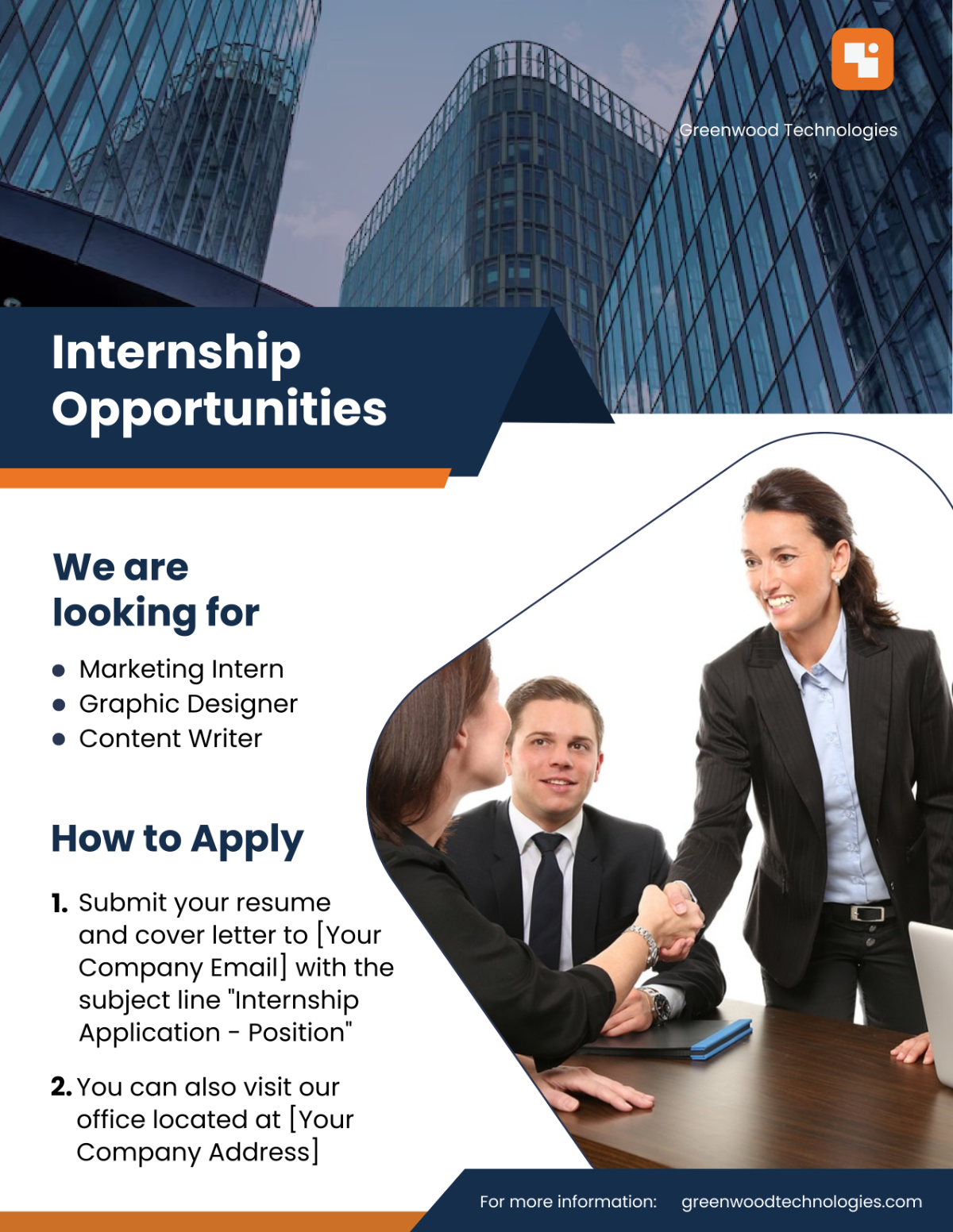 Internship Flyer Template - Edit Online & Download