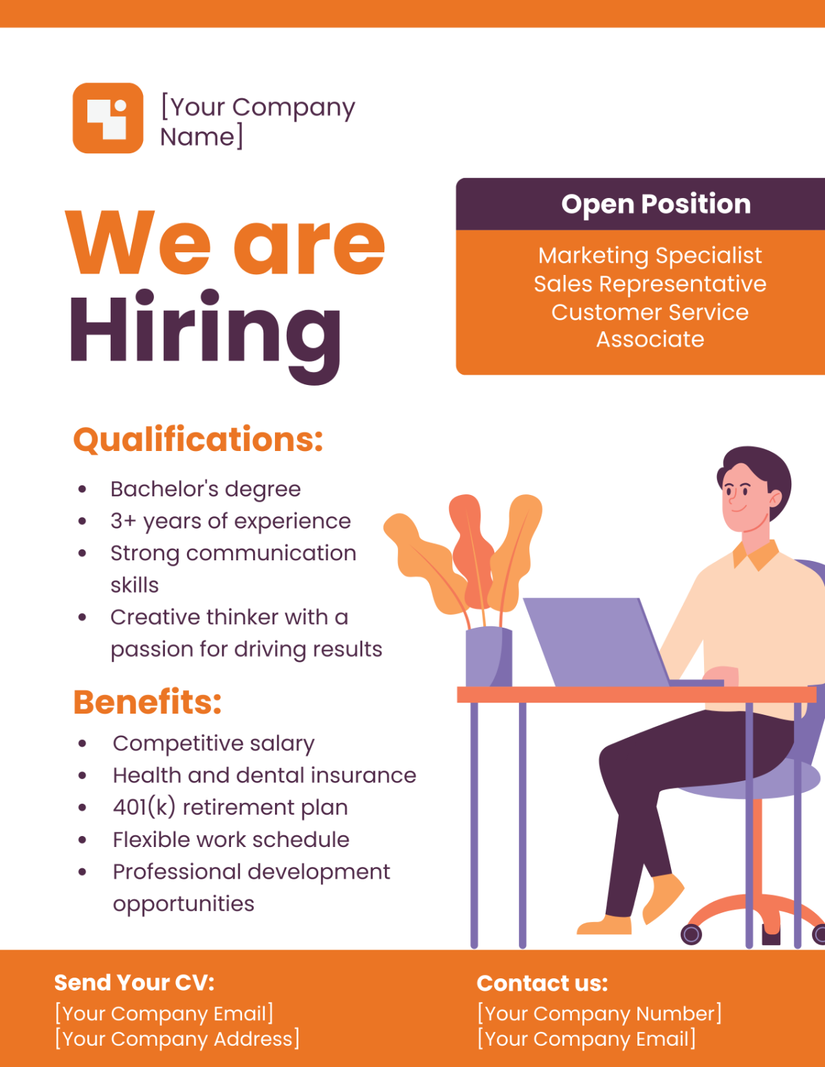 Free Job Flyer Templates Editable And Printable