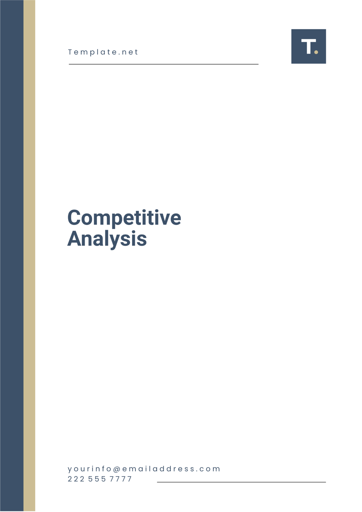 Free Competitive Analysis Template