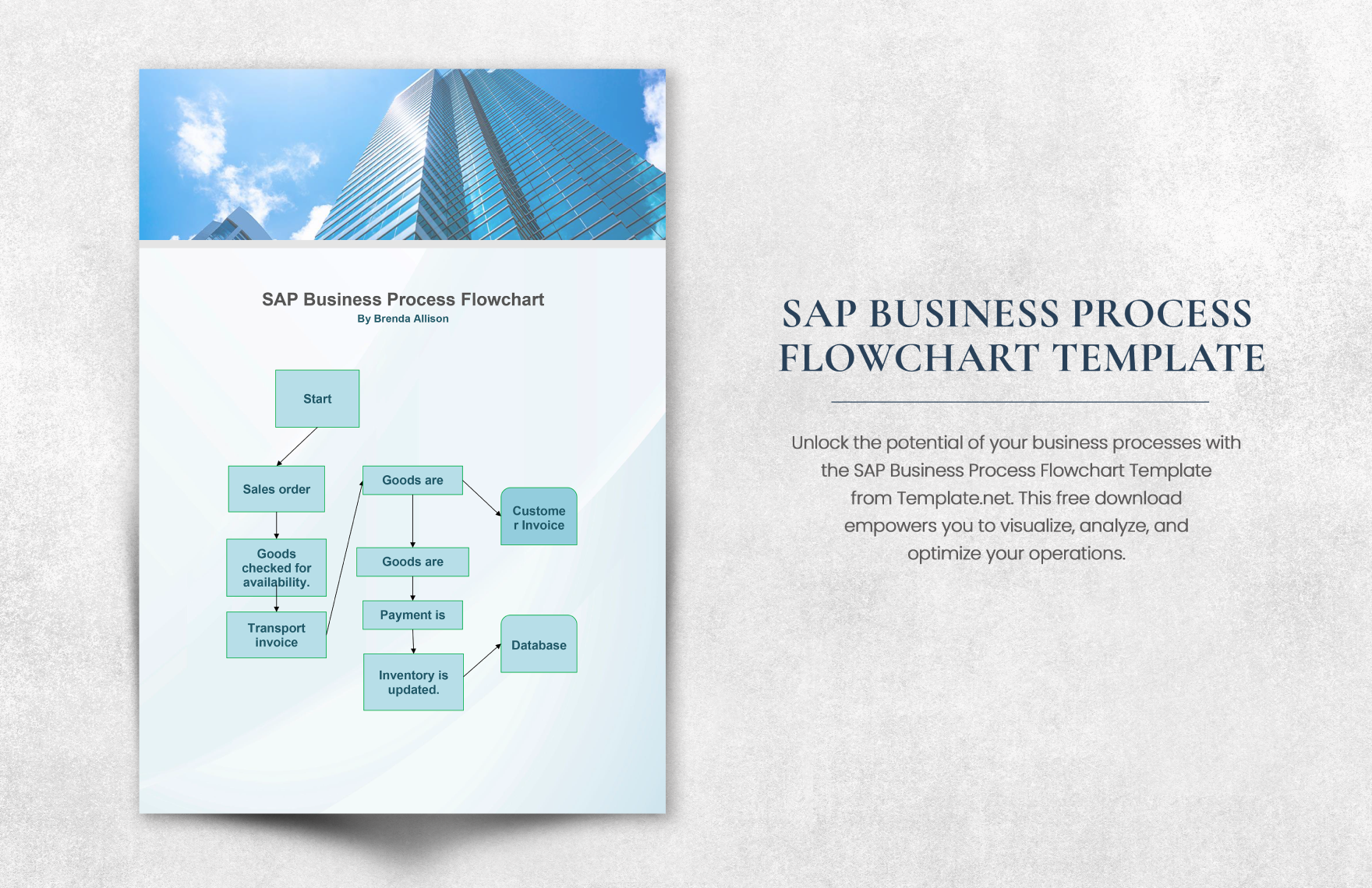 SAP Business Process Flowchart Template in Pages, PDF, Word, Google Docs - Download | Template.net