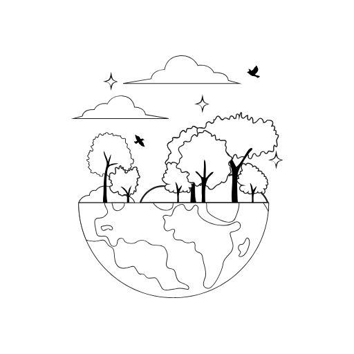Environment Drawing Clipart Template
