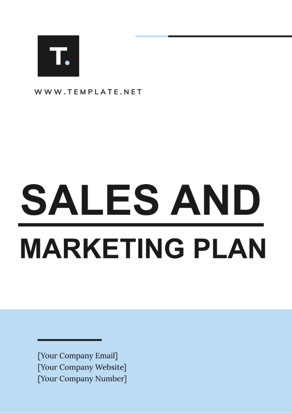 Sales and Marketing Plan Template - Edit Online & Download