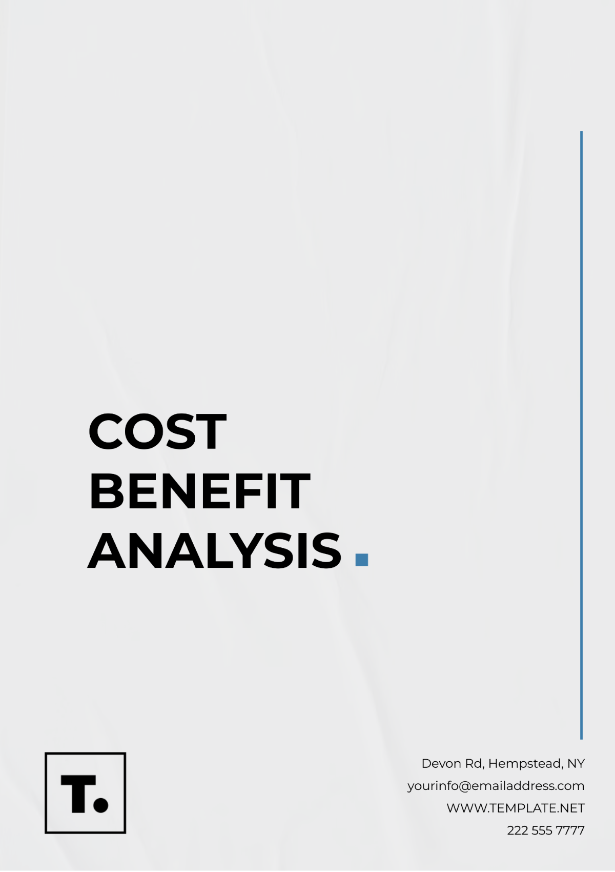 Free Cost Benefit Analysis Template