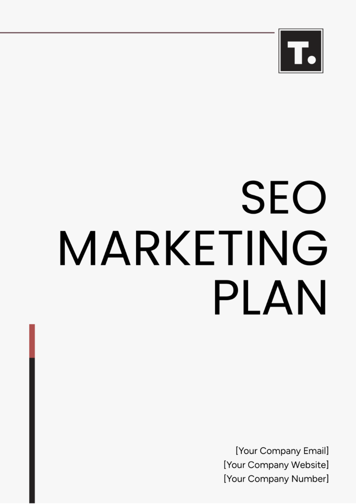 SEO Marketing Plan Template - Edit Online & Download