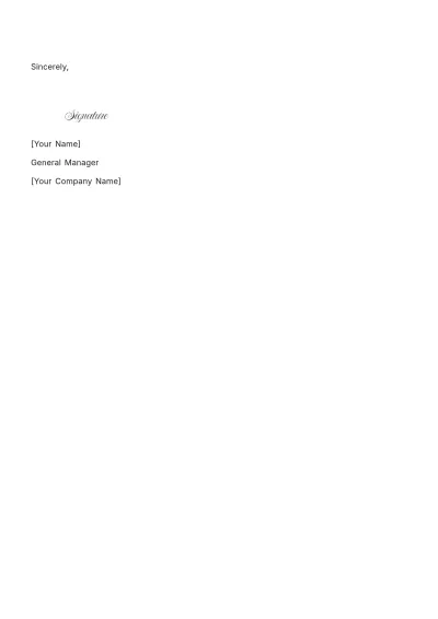 Free Restaurant Job Offer Letter Template to Edit Online