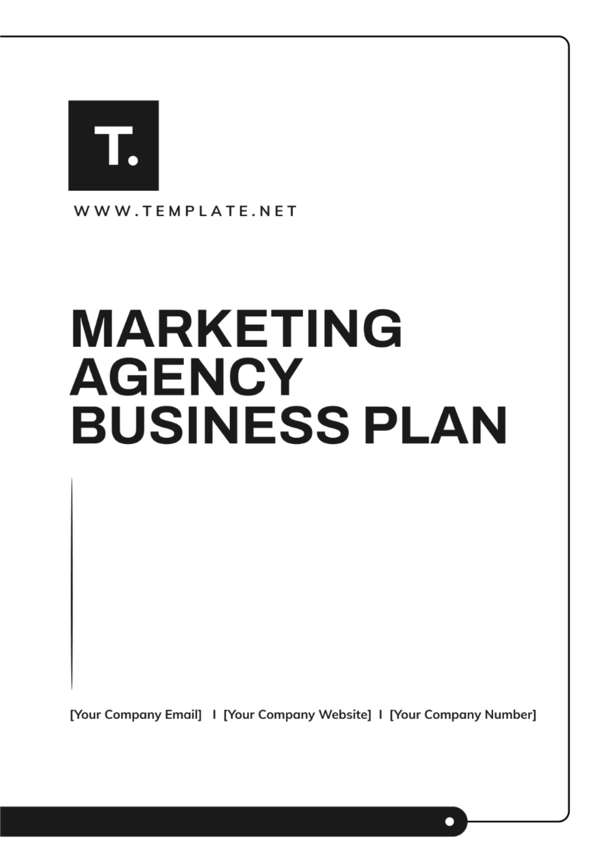 Marketing Agency Business Plan Template - Edit Online & Download