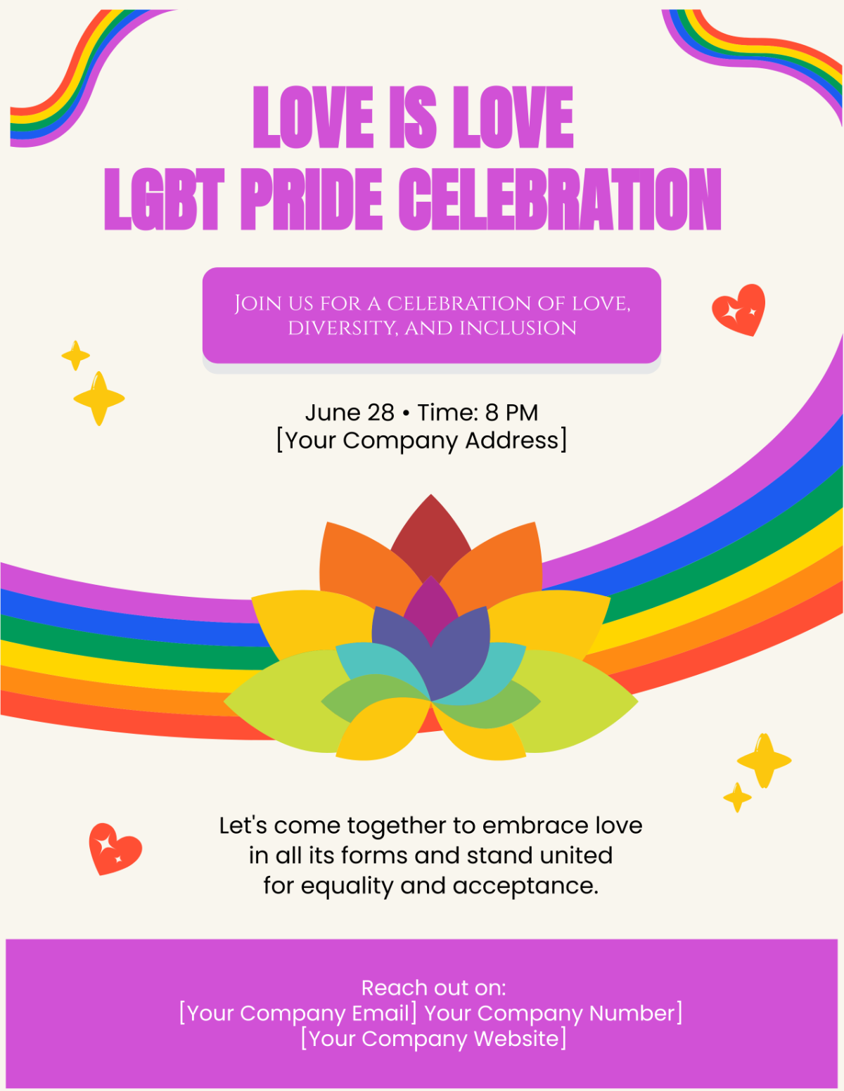 Love LGBT Flyer