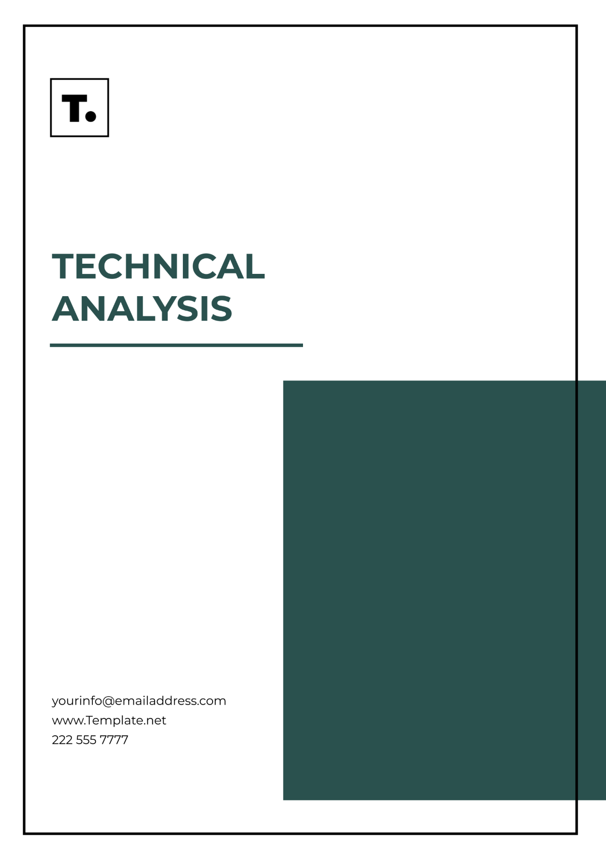 Technical Analysis Template