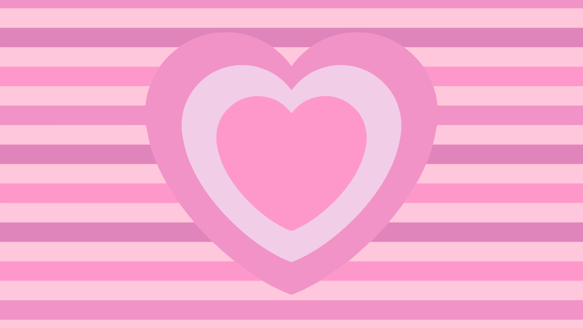 Love Stripes Pink Background