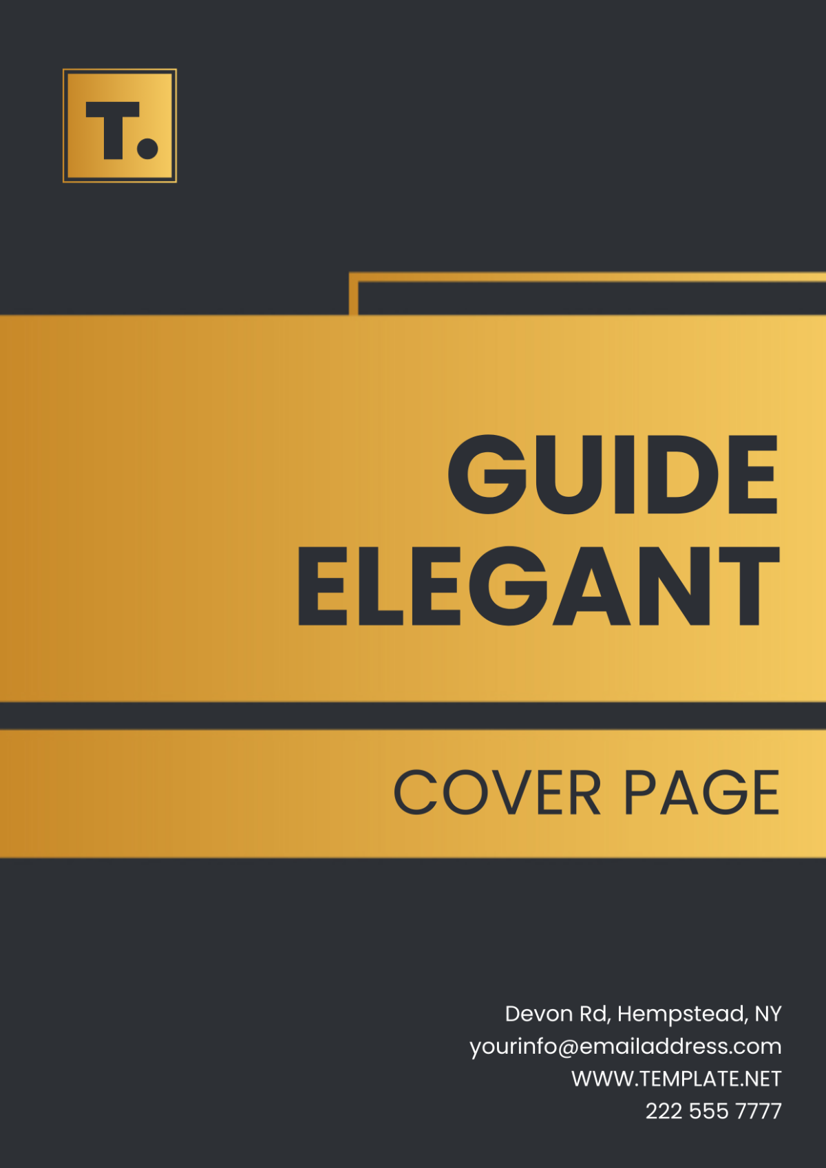 Guide Elegant Cover Page