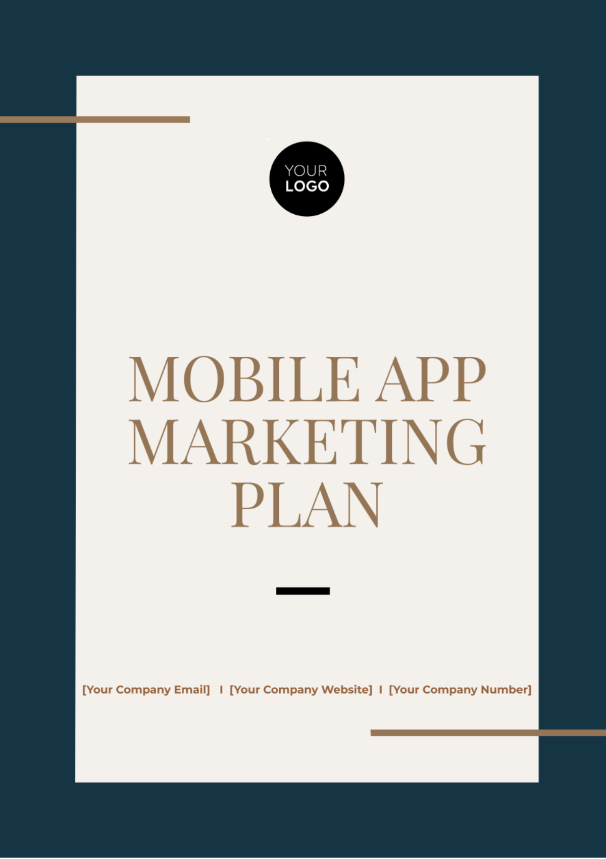 Mobile App Marketing Plan Template - Edit Online & Download