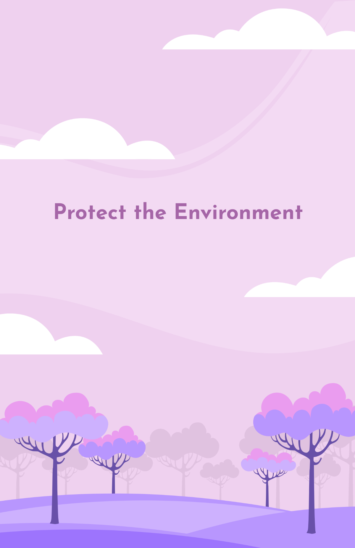 Environment Poster Background Template