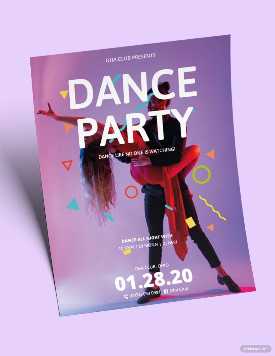 Club Dance Party Flyer Template