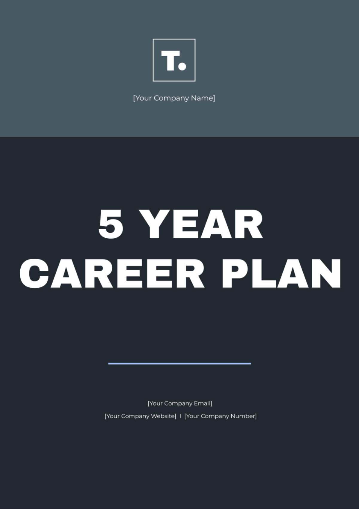 5 Year Career Plan Template - Edit Online & Download