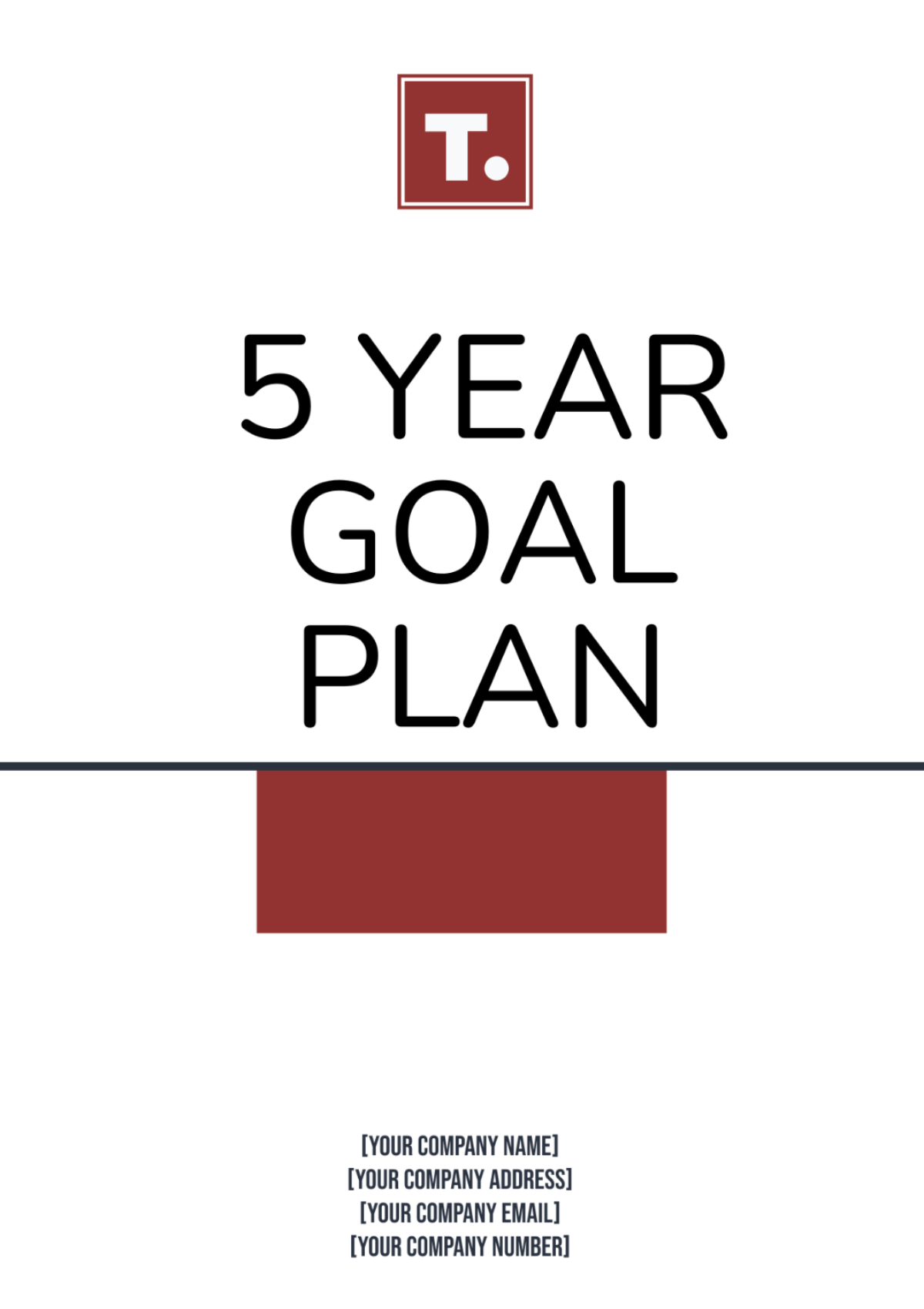 5 Year Goal Plan Template - Edit Online & Download