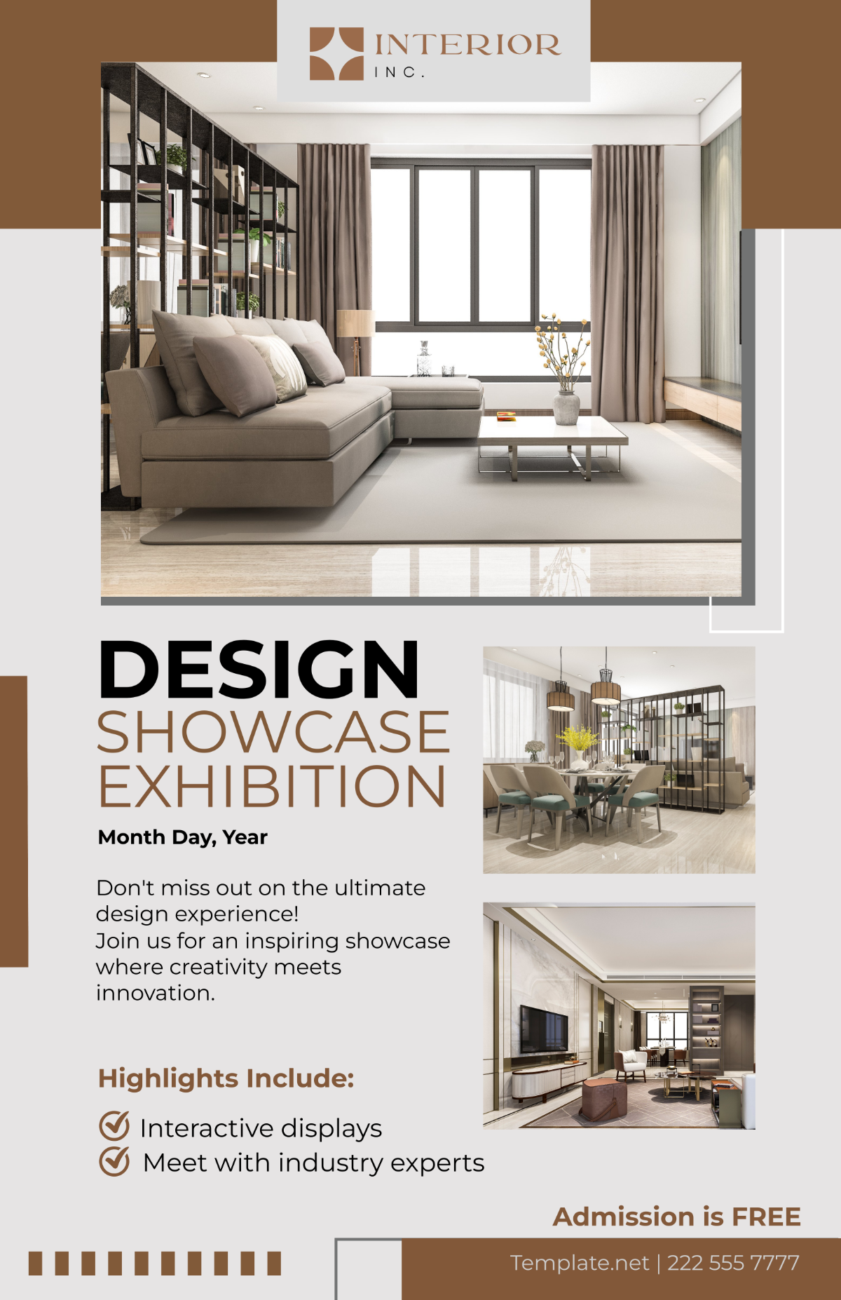 Interior Design Exhibition Poster