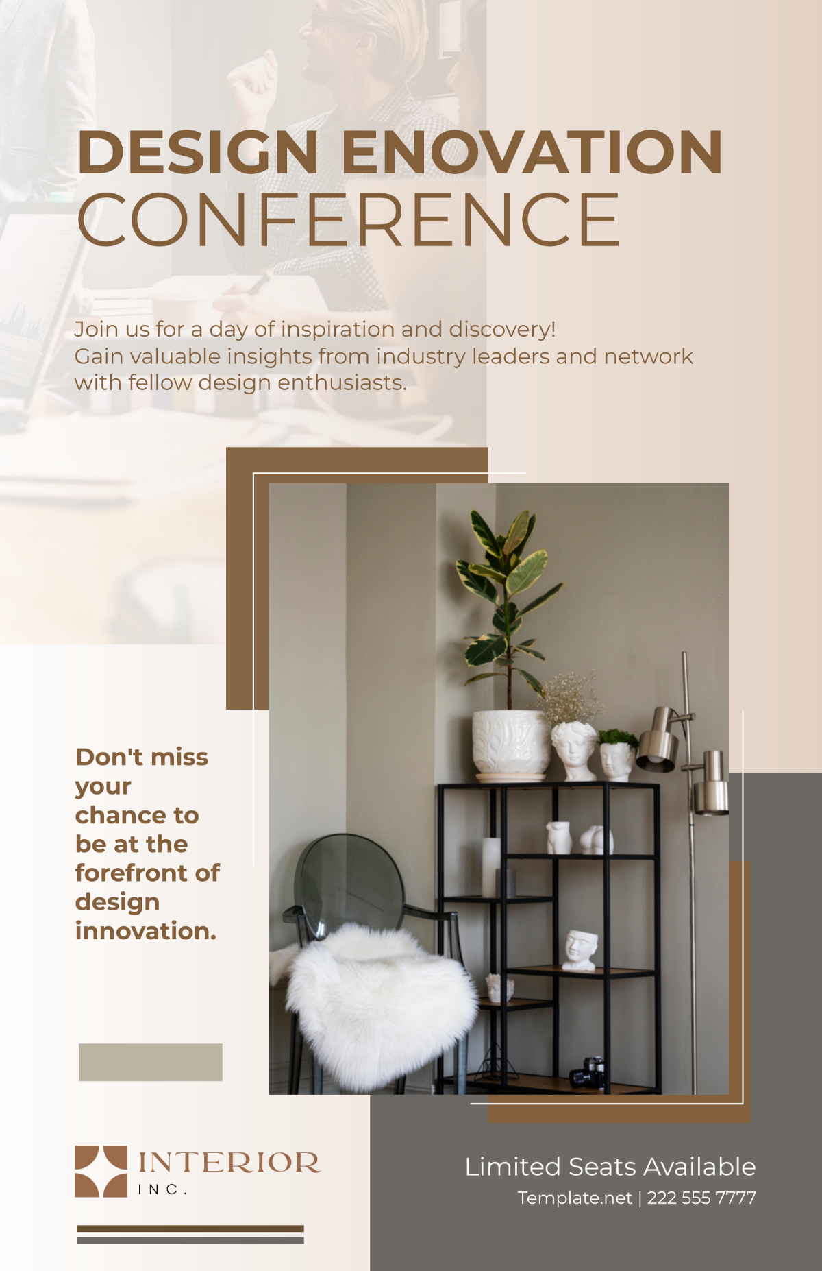 Interior Design Conference Poster