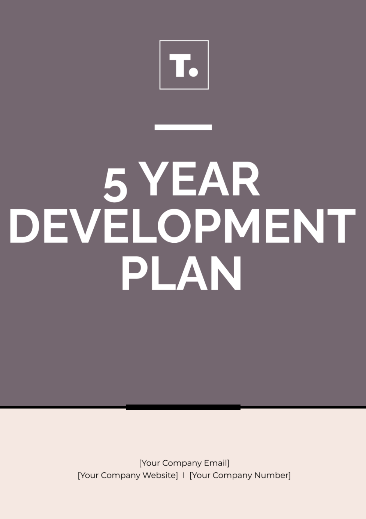 5 Year Development Plan Template - Edit Online & Download