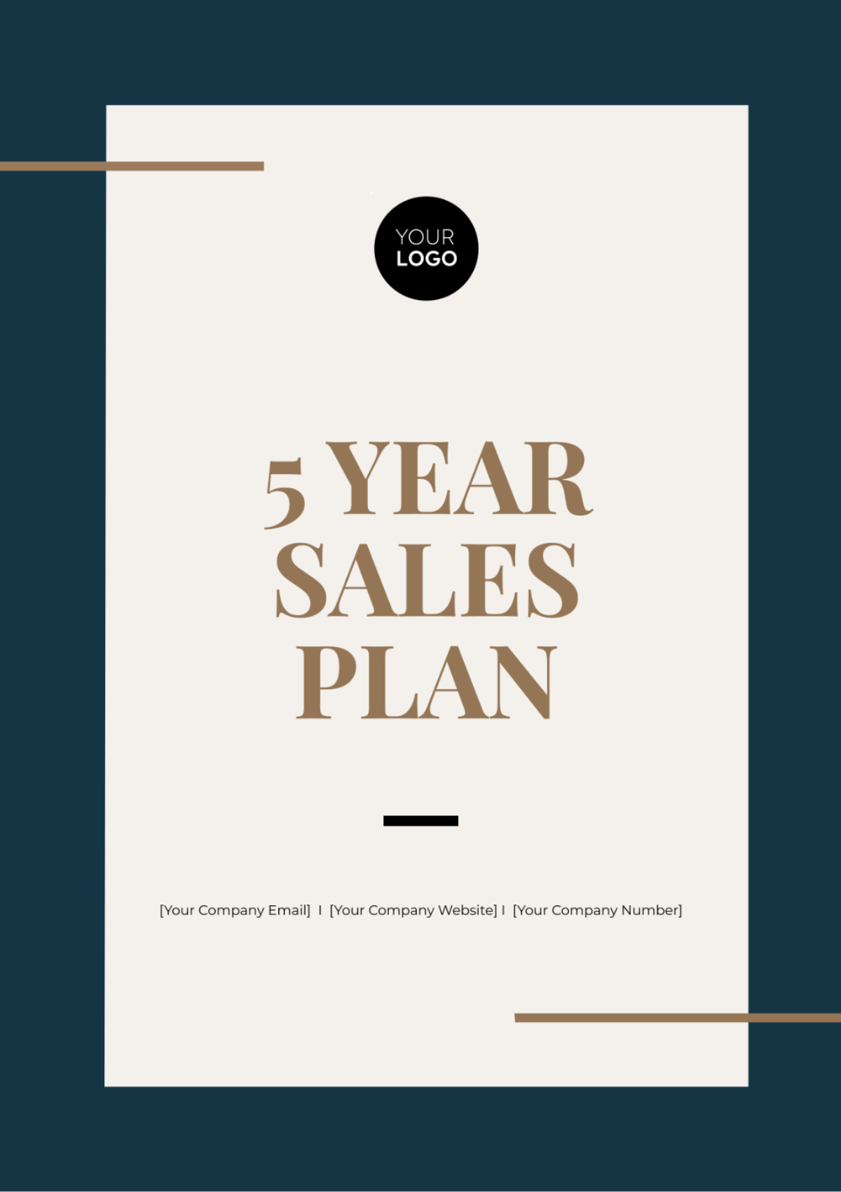 5 Year Sales Plan Template - Edit Online & Download