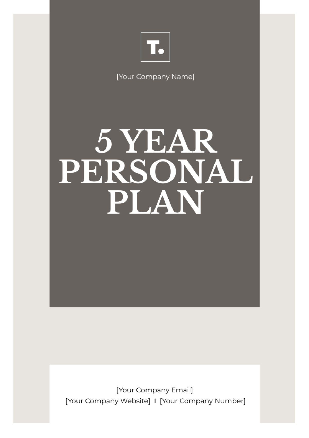 5 Year Personal Plan Template - Edit Online & Download