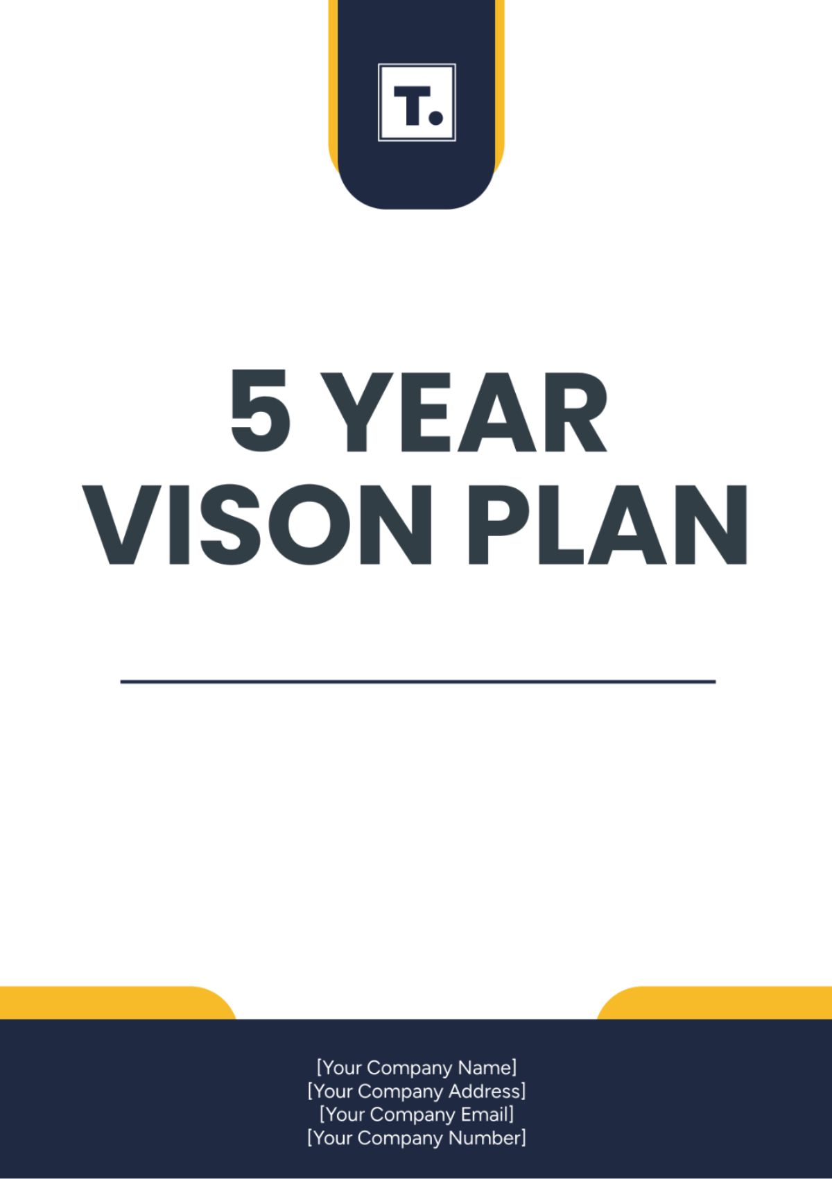 5 Year Vision Plan Template - Edit Online & Download