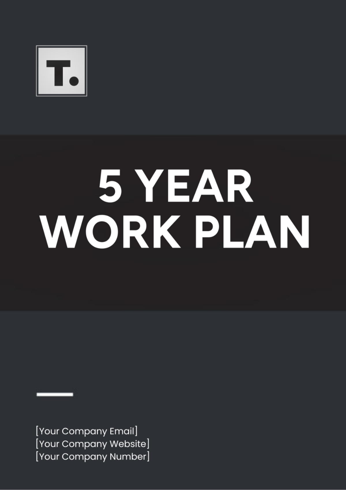 Free 5 Year Work Plan Template
