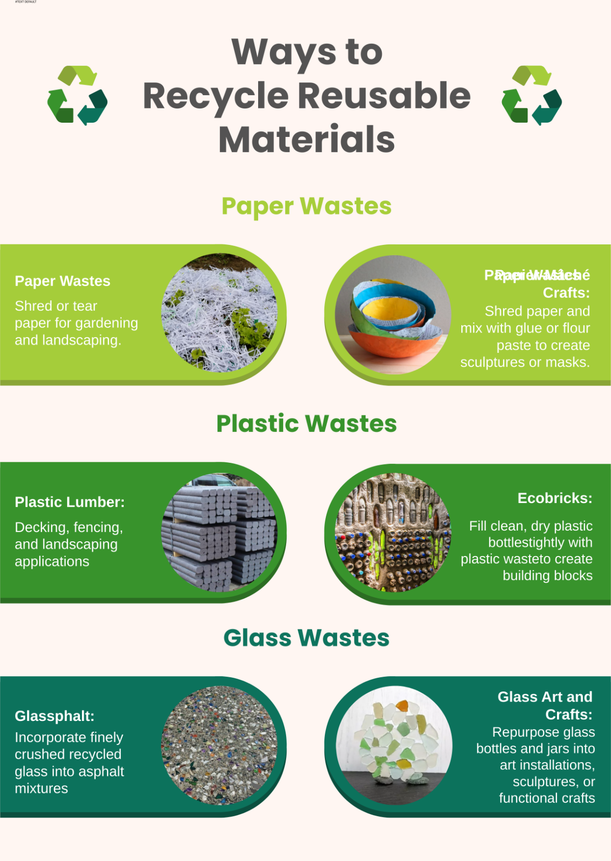Recycling Environment Infographic