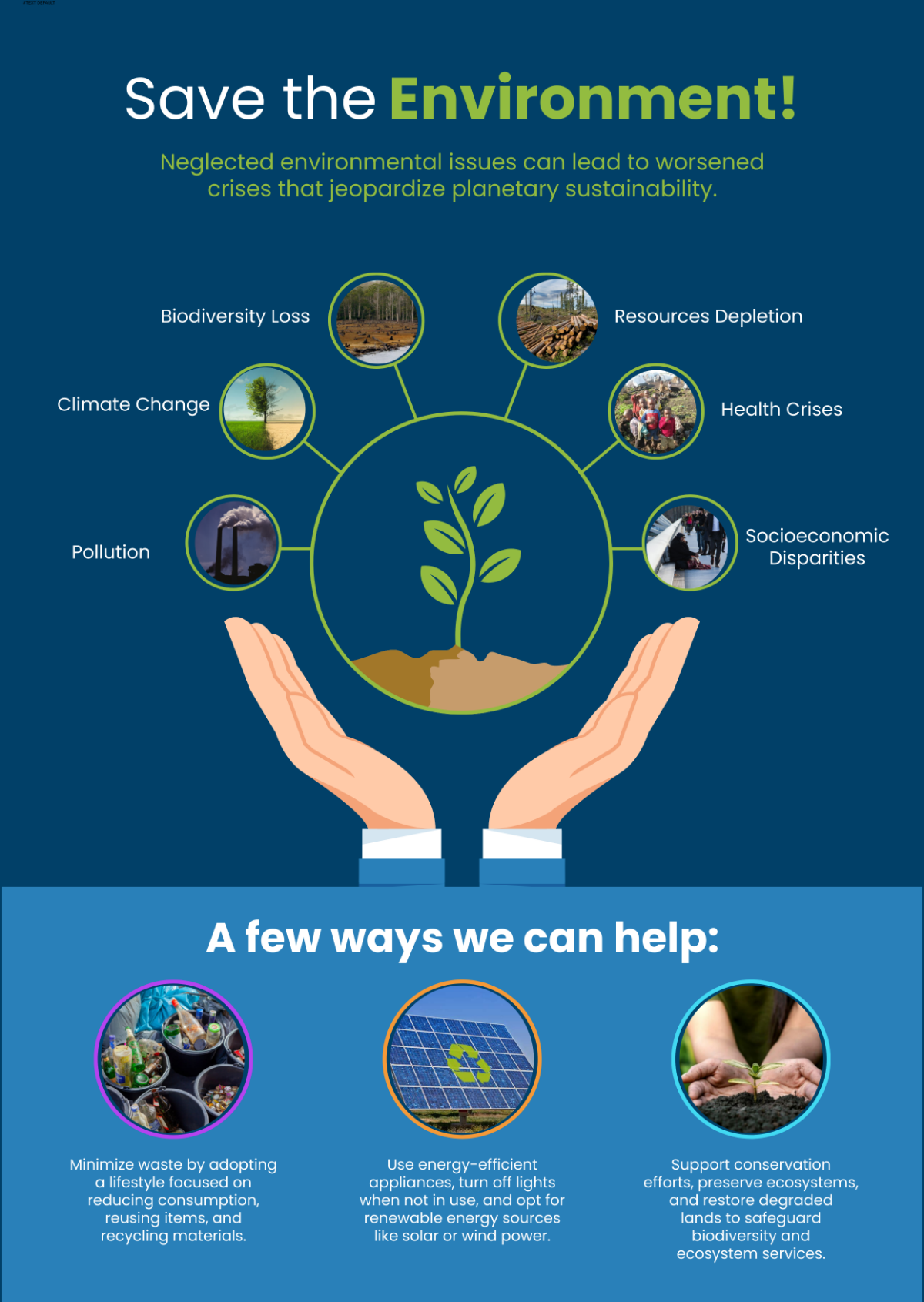 Save the Environment Infographic