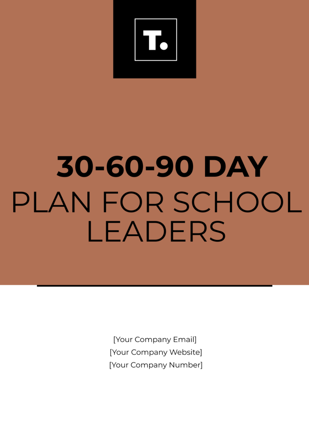 30-60-90 Day Plan For School Leaders Template - Edit Online & Download