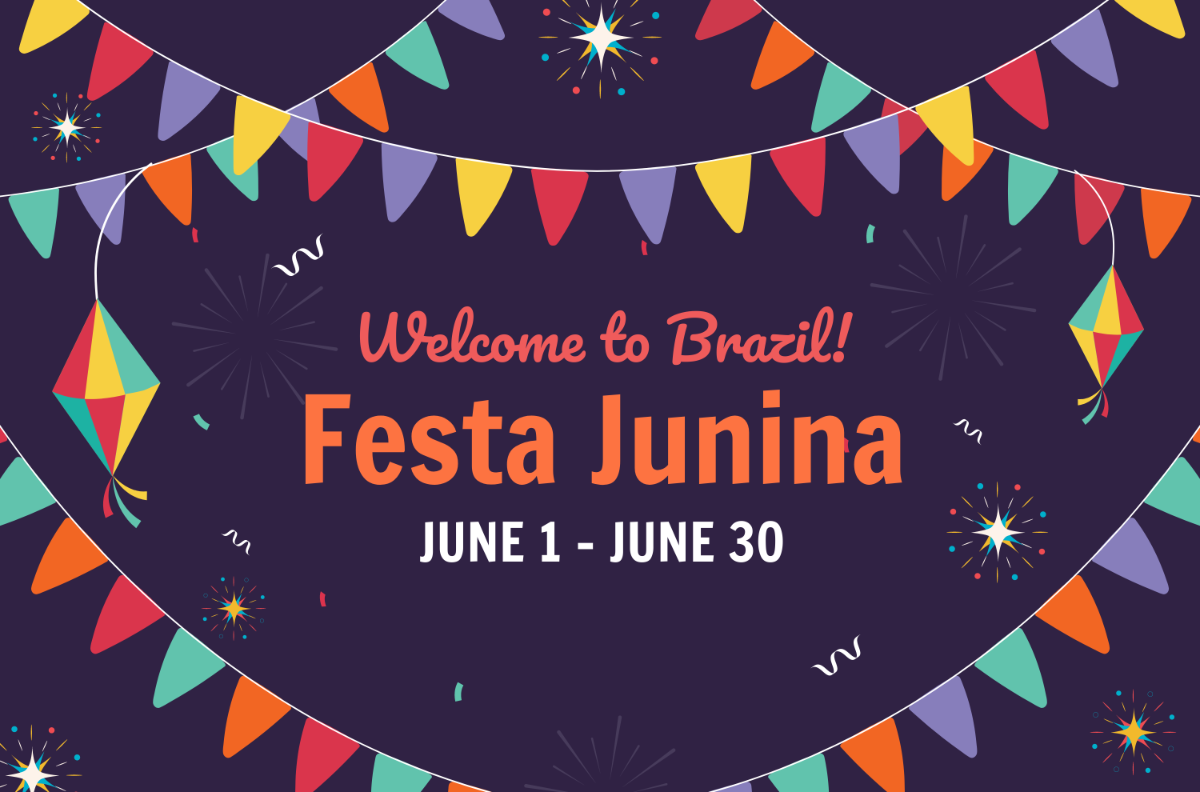 Free Festa Junina Garlands Banner Template