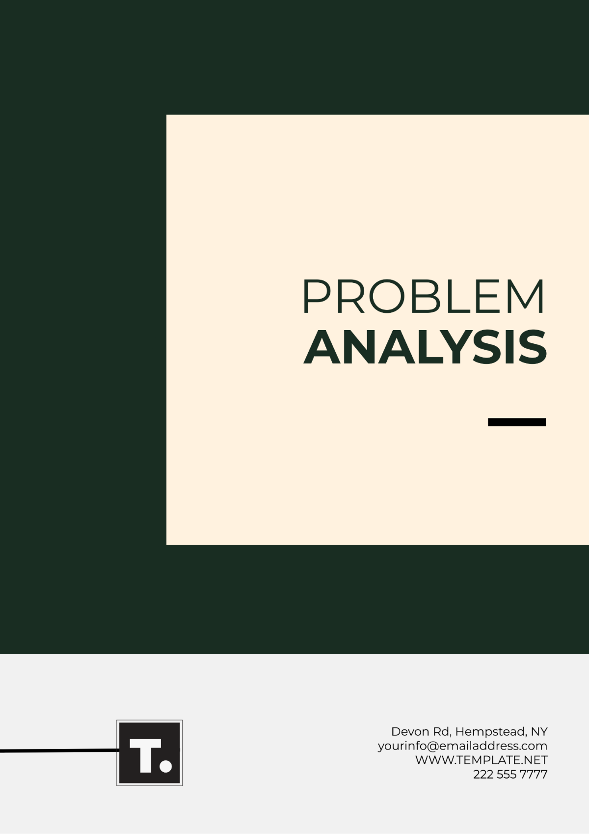 Free Problem Analysis Template