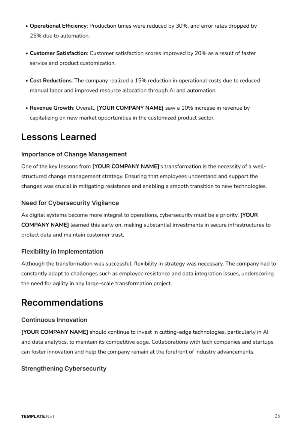 Free Case Study Analysis Template to Edit Online