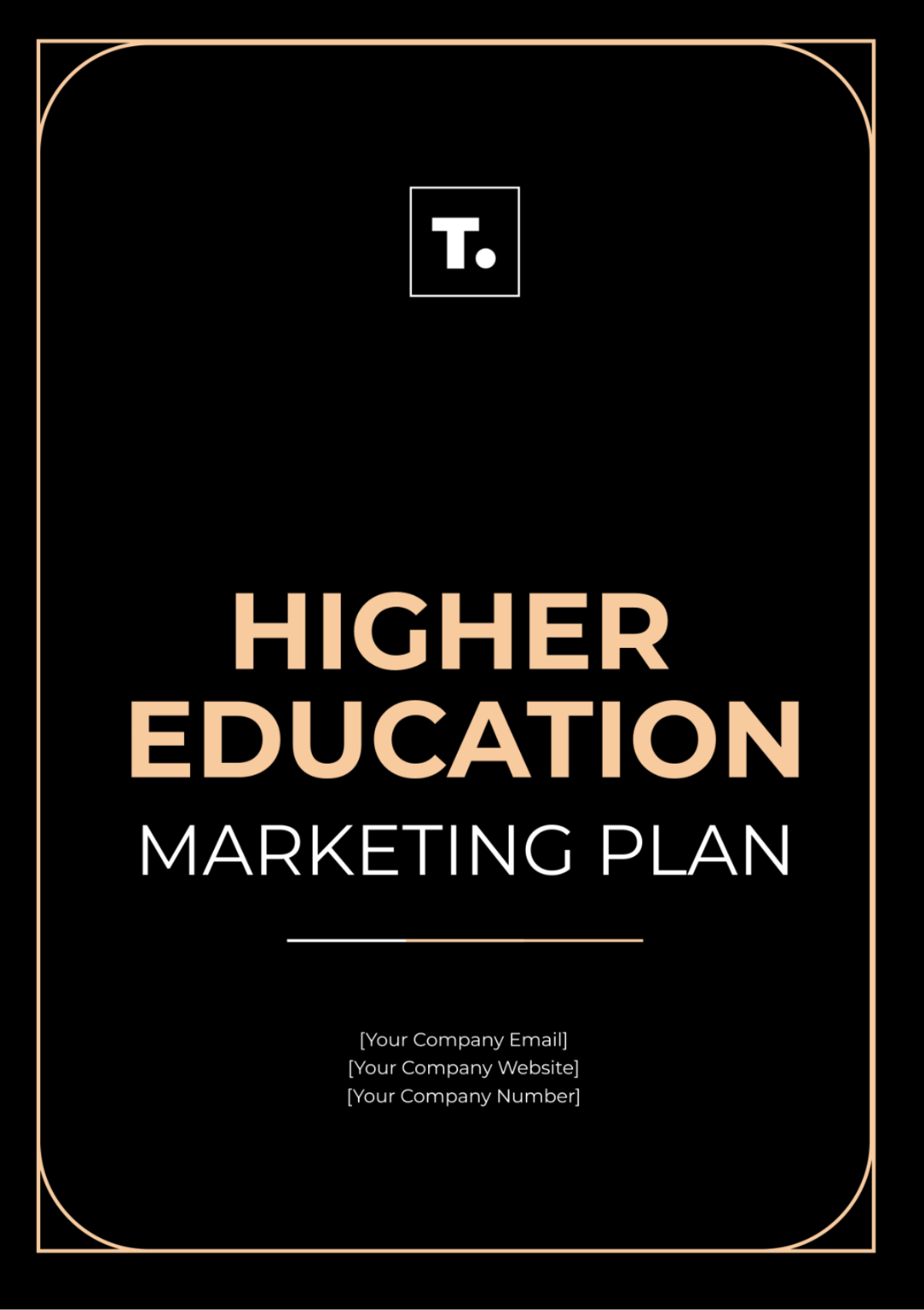 Higher Education Marketing Plan Template - Edit Online & Download