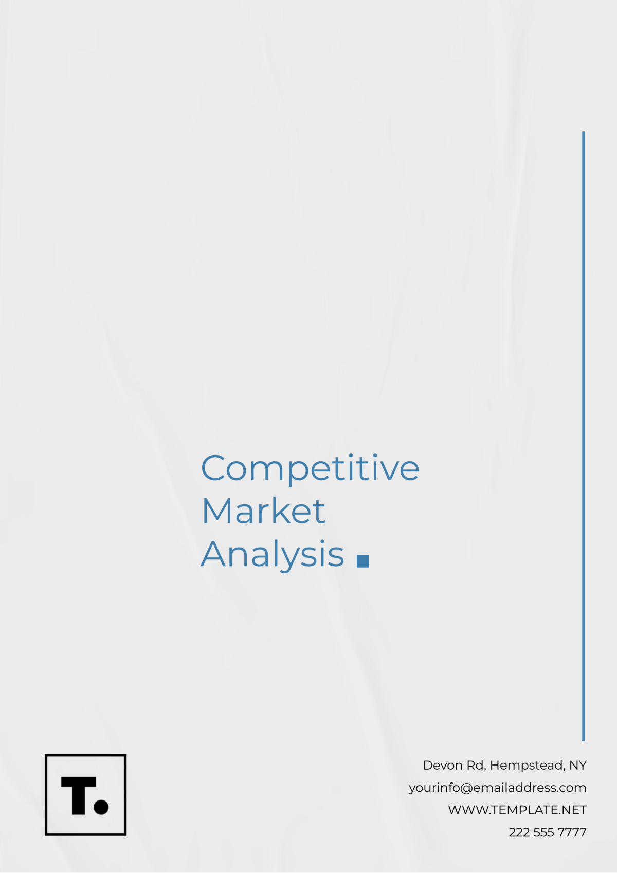 Competitive Market Analysis Template