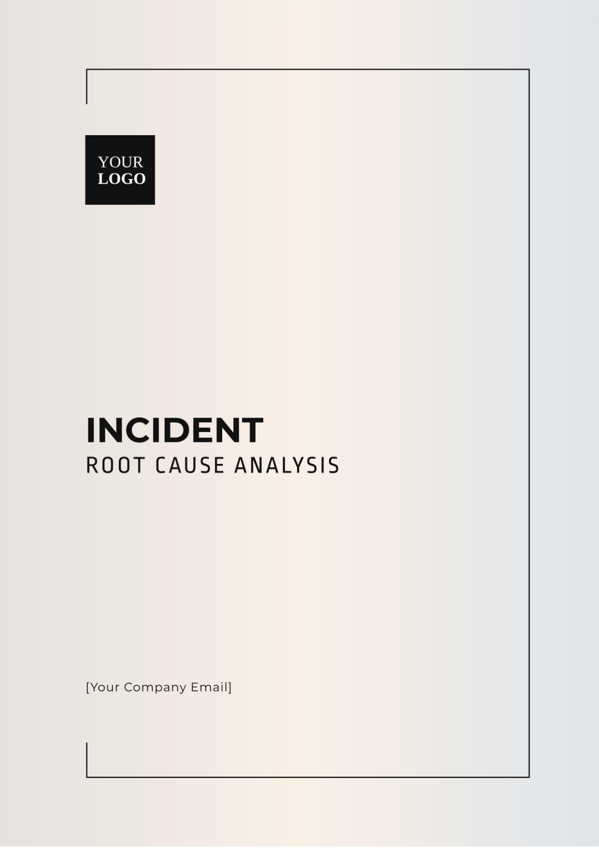 Free Incident Root Cause Analysis Template