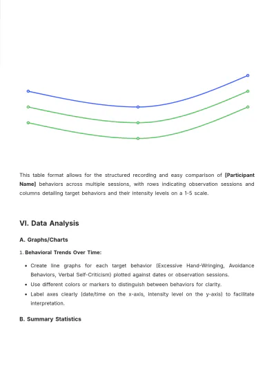 Free Behavior Datasheet Template to Edit Online