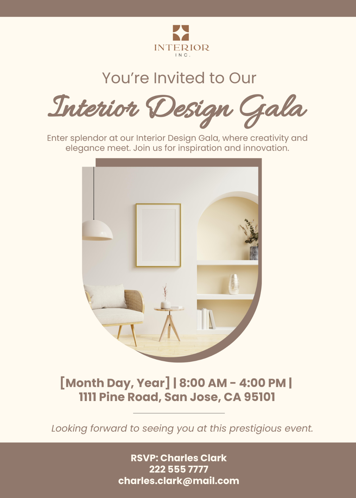 Interior Design Party Invitation