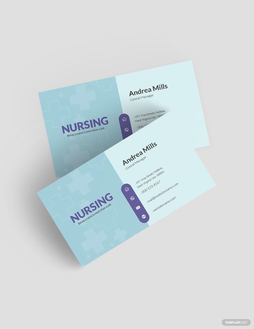 Nursing Business Card Template