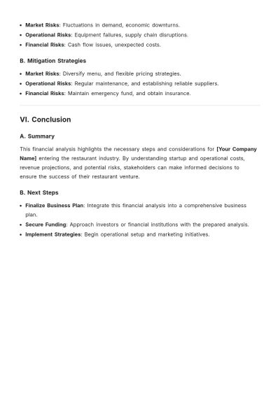 Free Cost Analysis Of Restaurant Market Research Method Template to Edit Online