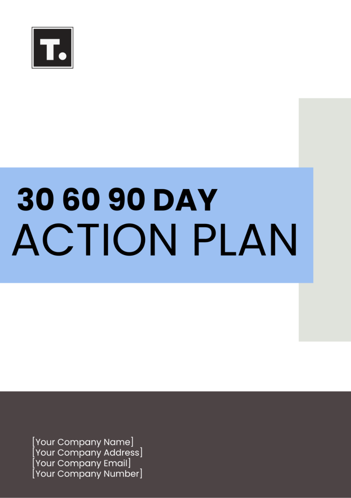 30-60-90 Day Action Plan Template - Edit Online & Download