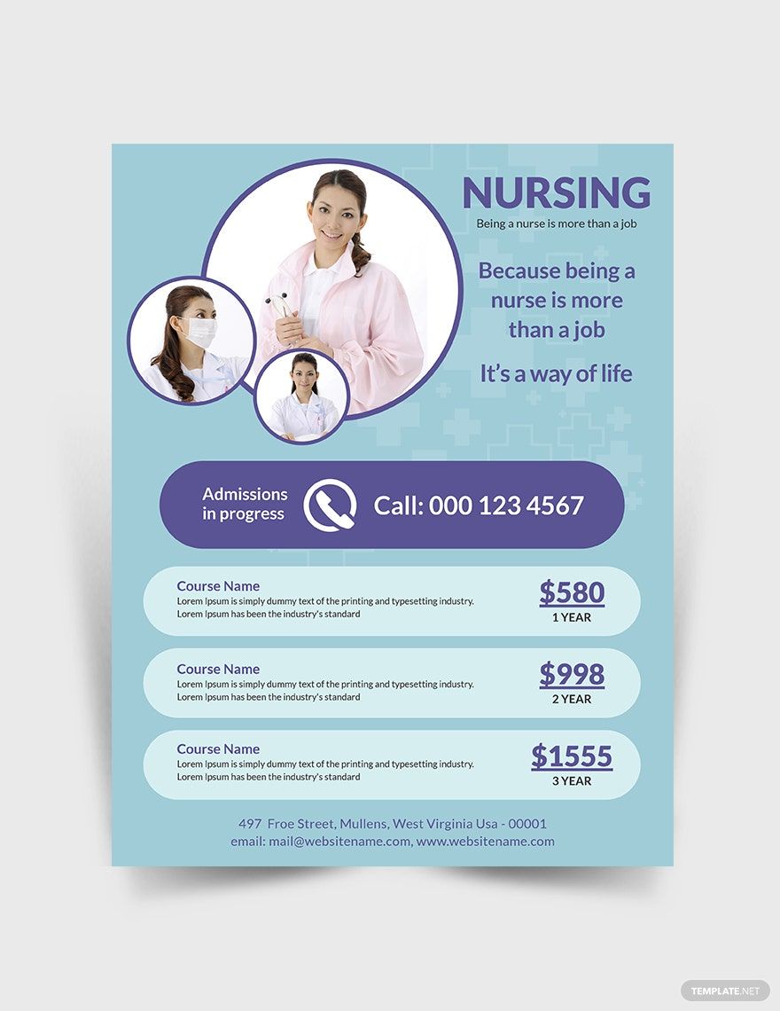nursing-flyer-template