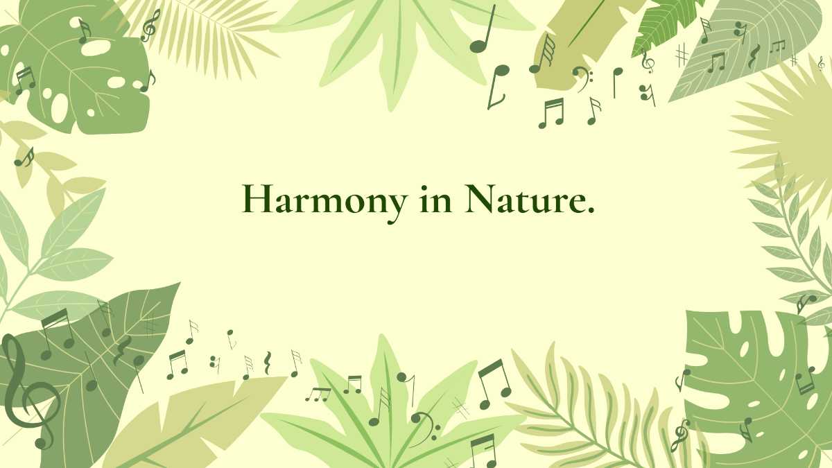 Environment Music Background Template