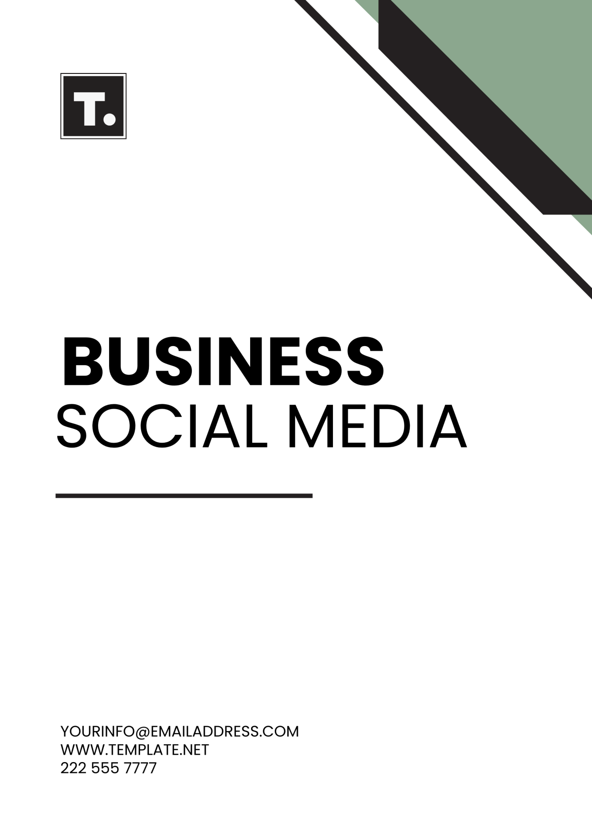 Business Social Media Plan Template - Edit Online & Download