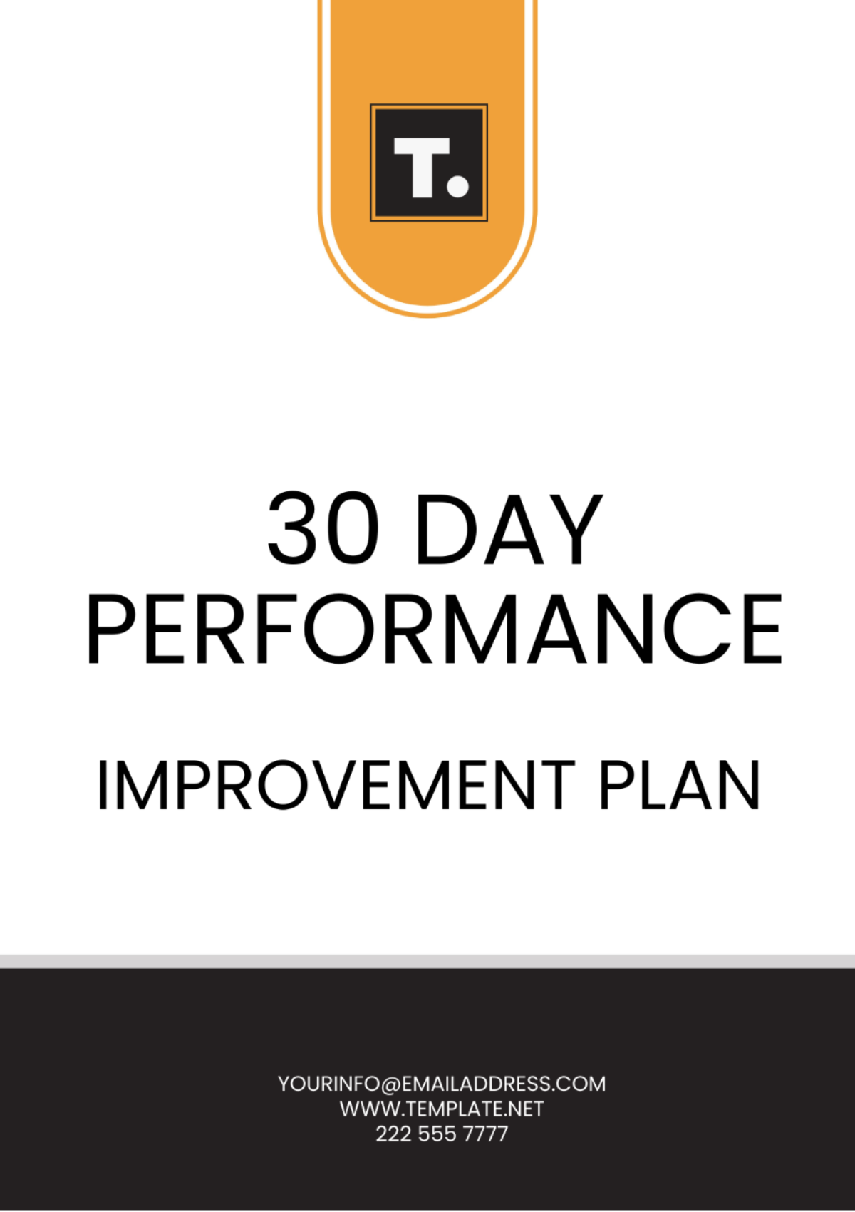 30 Day Performance Improvement Plan Template - Edit Online & Download