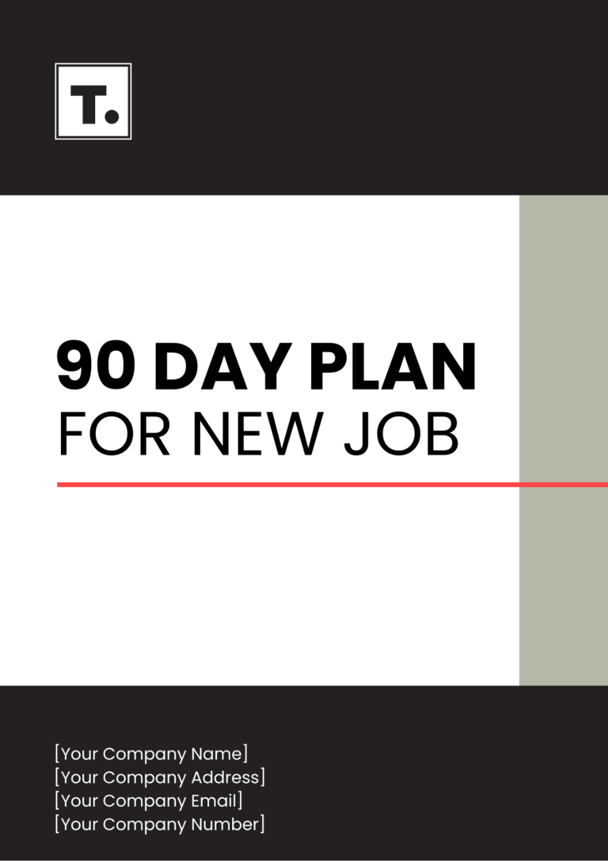 90 Day Plan Template For New Job - Edit Online & Download