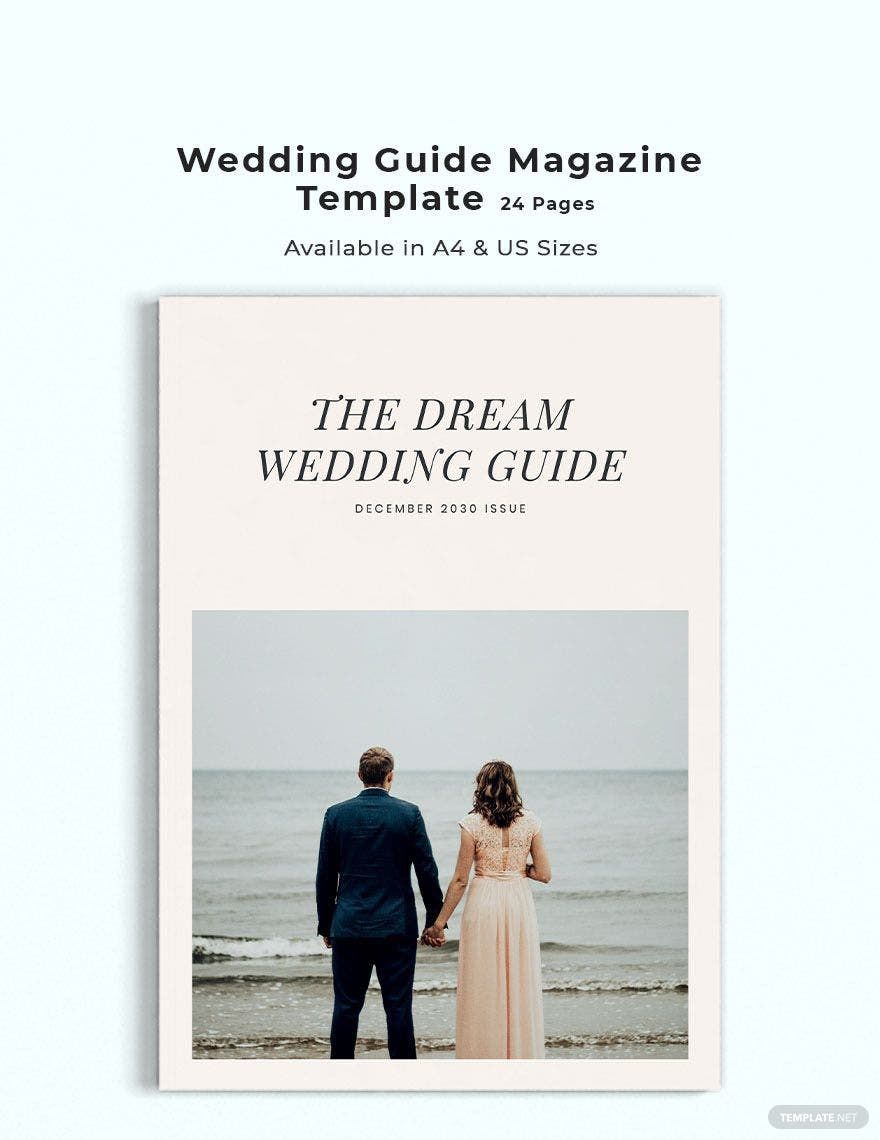 Wedding Guide Magazine Template