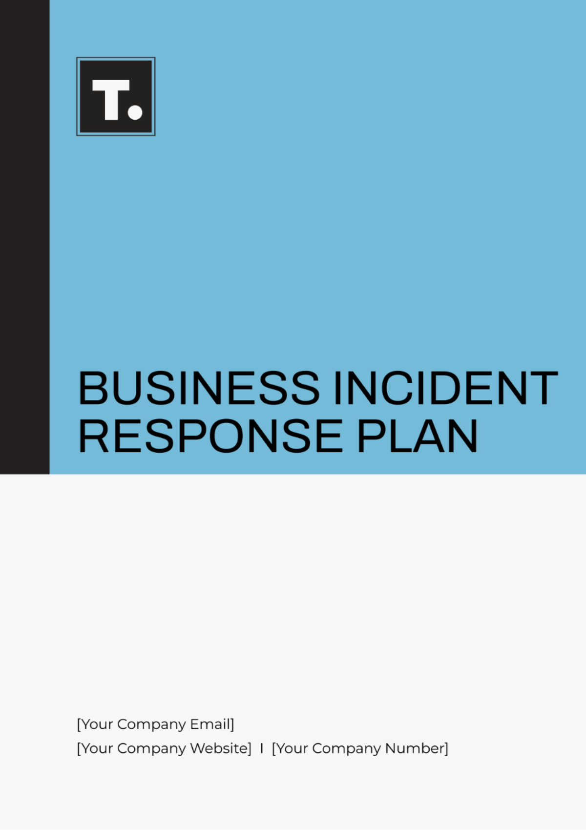 Business Incident Response Plan Template - Edit Online & Download