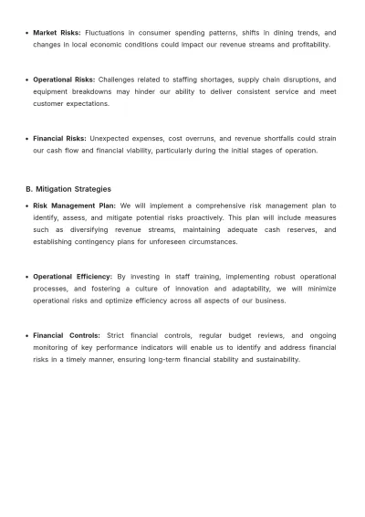Free Restaurant Project Proposal Template to Edit Online
