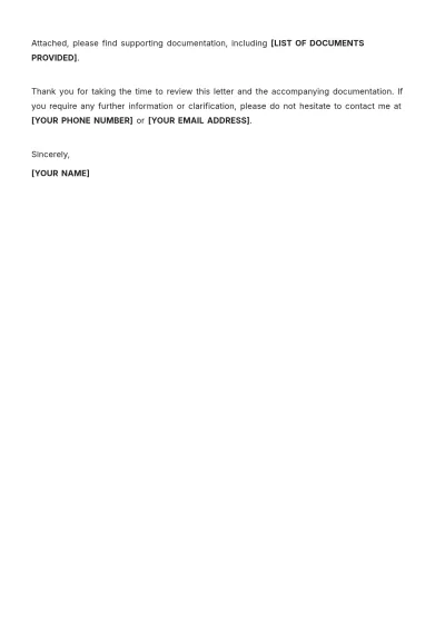 Free Rent Free Letter Of Explanation Template to Edit Online
